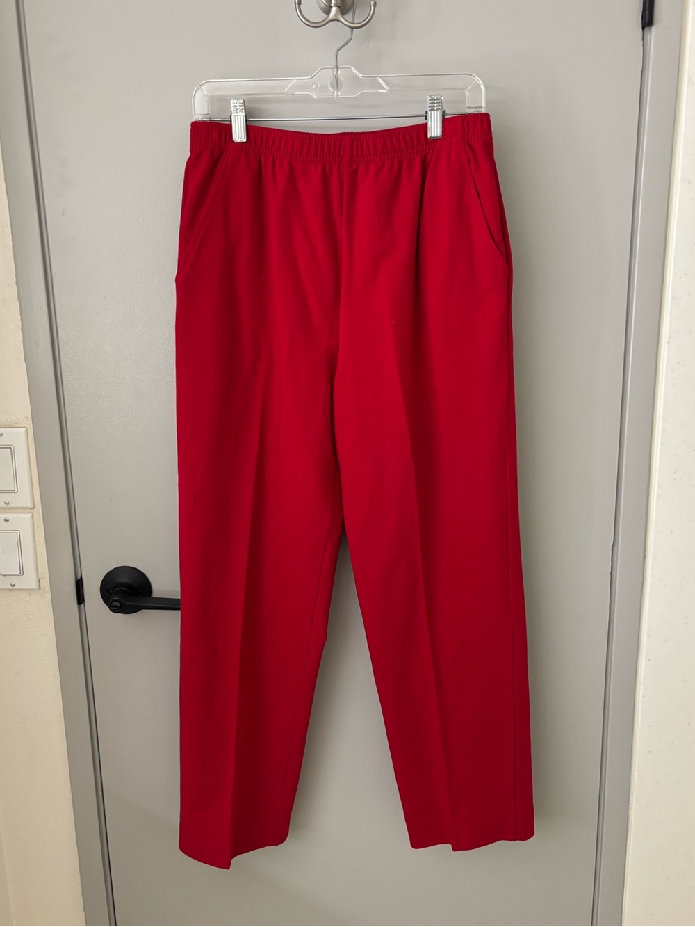Vintage St. John Sport by Marie Gray Red Pull On Pants